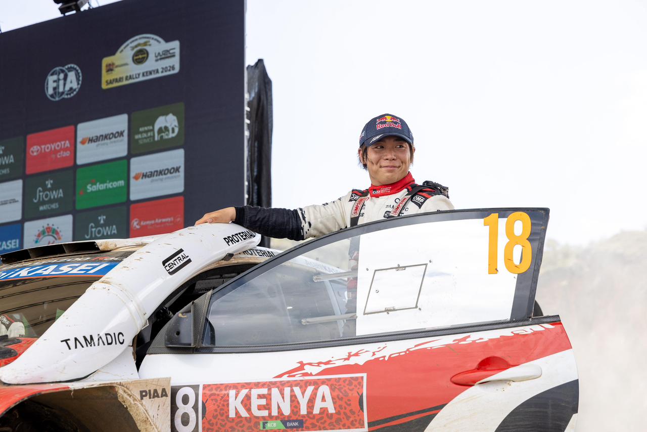 Japanese driver Katsuta makes history with first WRC win in Kenya