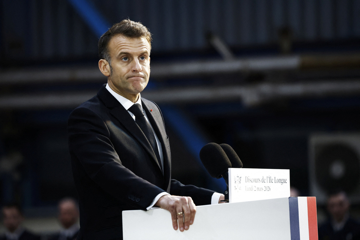 France cannot approve military actions by U.S., Israel: Macron
