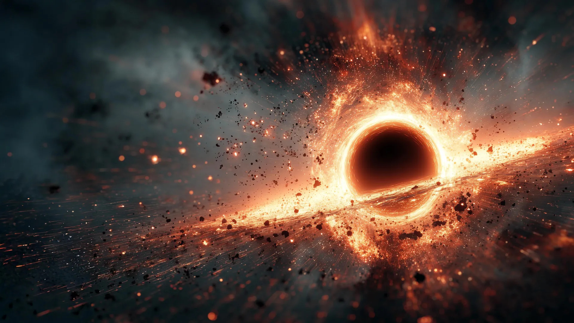 Black hole awakens after 100 million years, erupts like a cosmic volcano