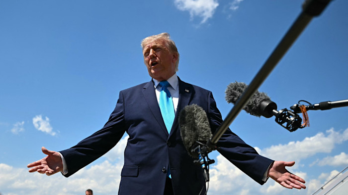 Trump says U.S. will not “rush into a deal” with Iran