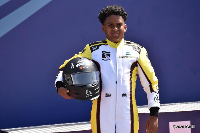 Kabera Gasare Salomon becomes first Rwandan to compete in FIA Karting European Championship