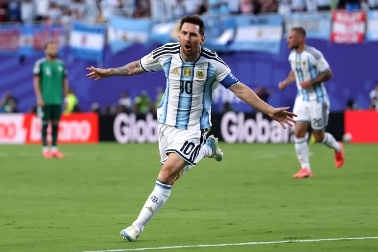 Messi’s first World Cup hat-trick seals Argentina victory over Algeria