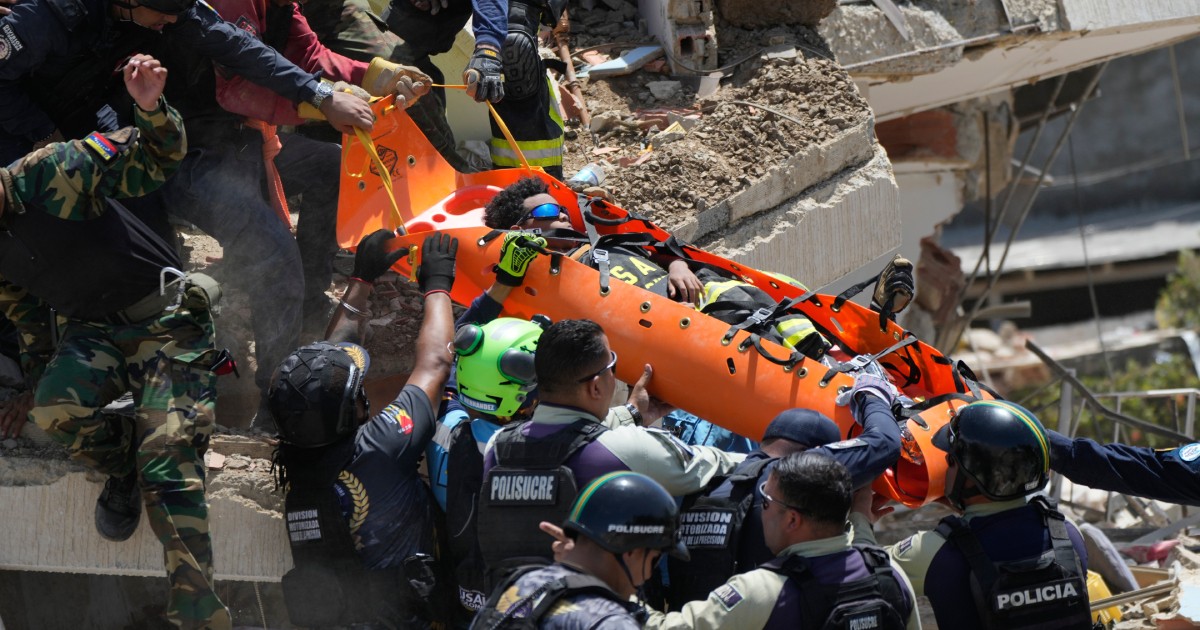 Venezuela earthquake death toll reaches 1,450 as thousands remain missing