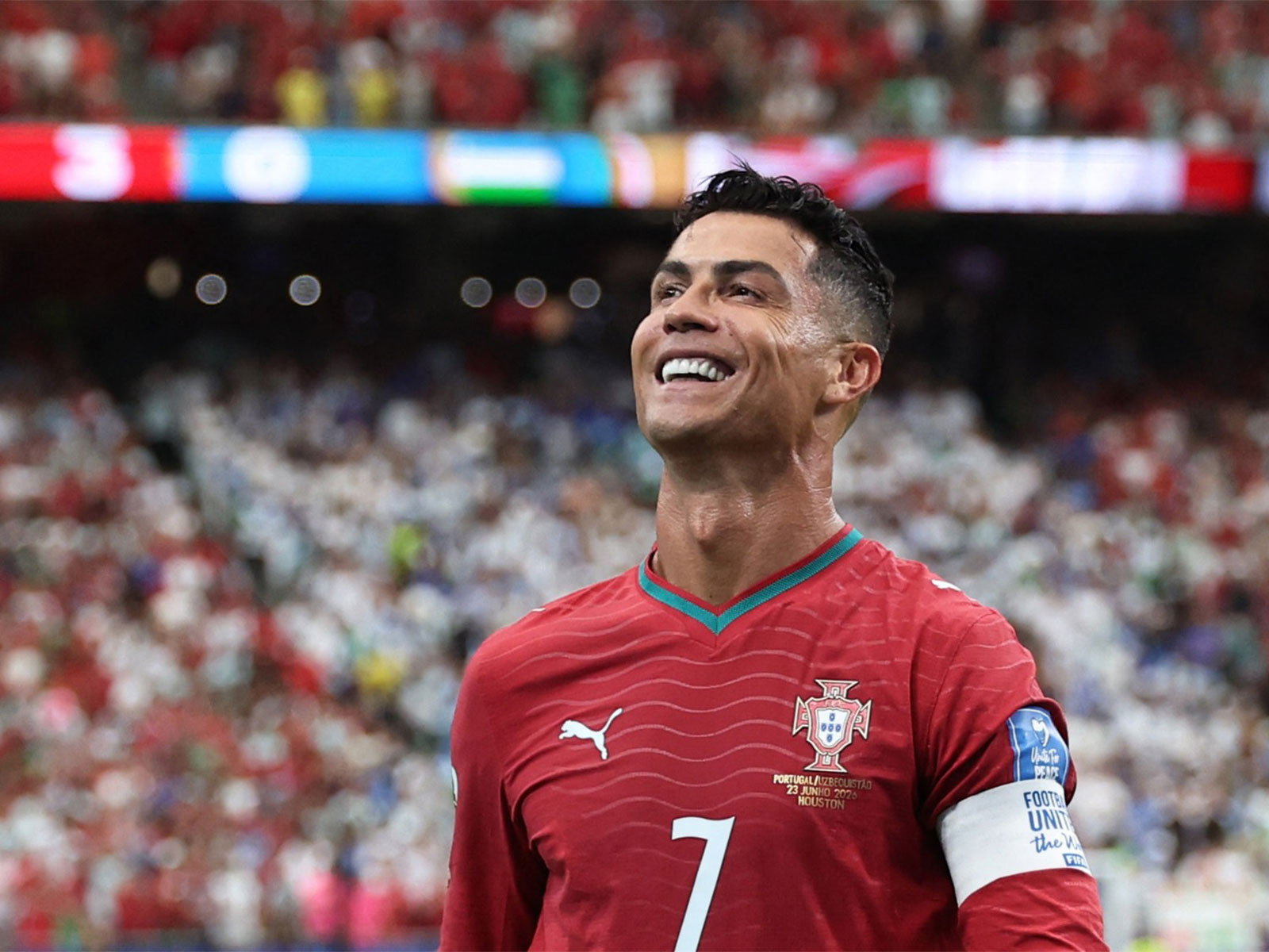Cristiano Ronaldo becomes first player to score in six World Cups