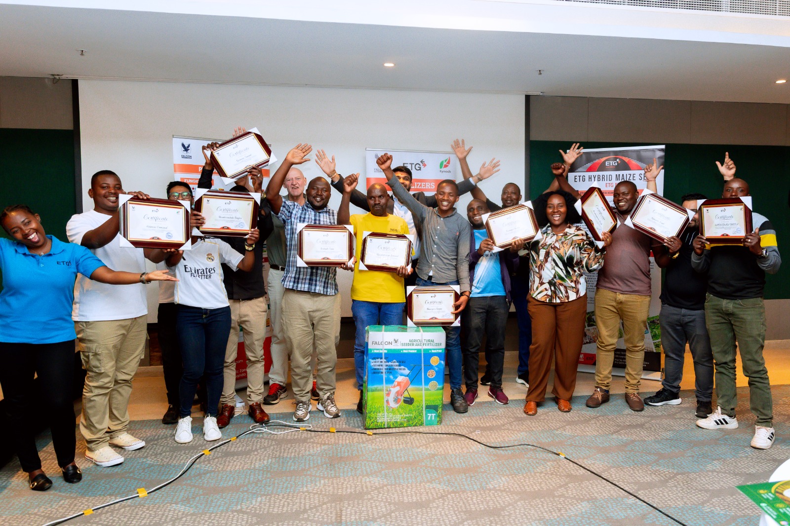 ETG Inputs Ltd rewards 10 top-performing agro-dealers after record fertilizer sales