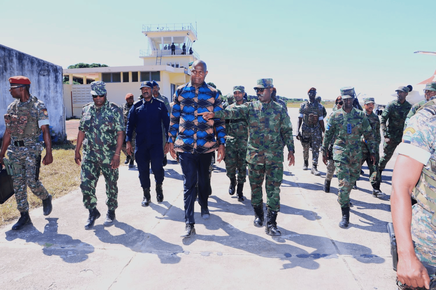 President Chapo hails Rwanda Security Force in Cabo Delgado tour