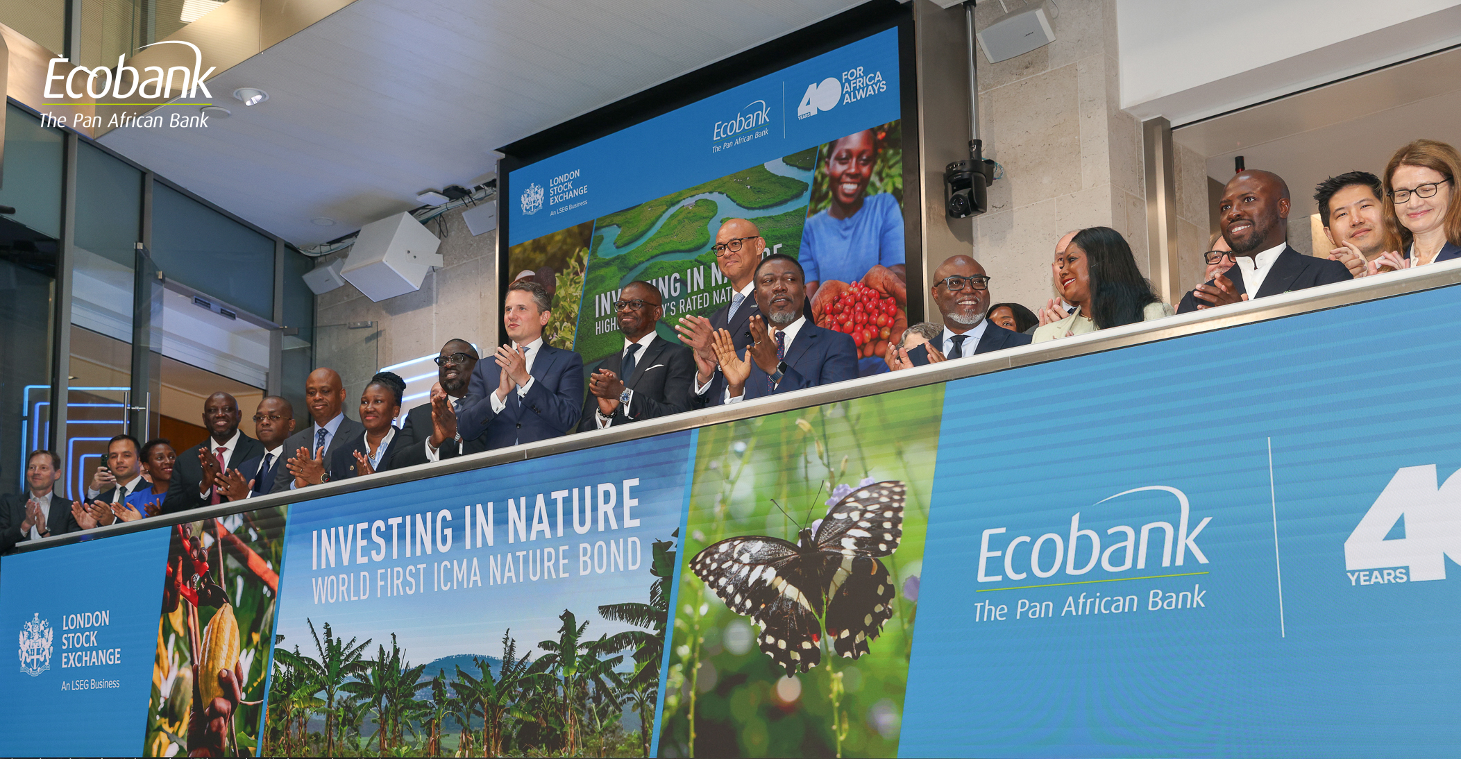 Ecobank lists world’s first commercial bank-issued Nature Bond on London Stock Exchange