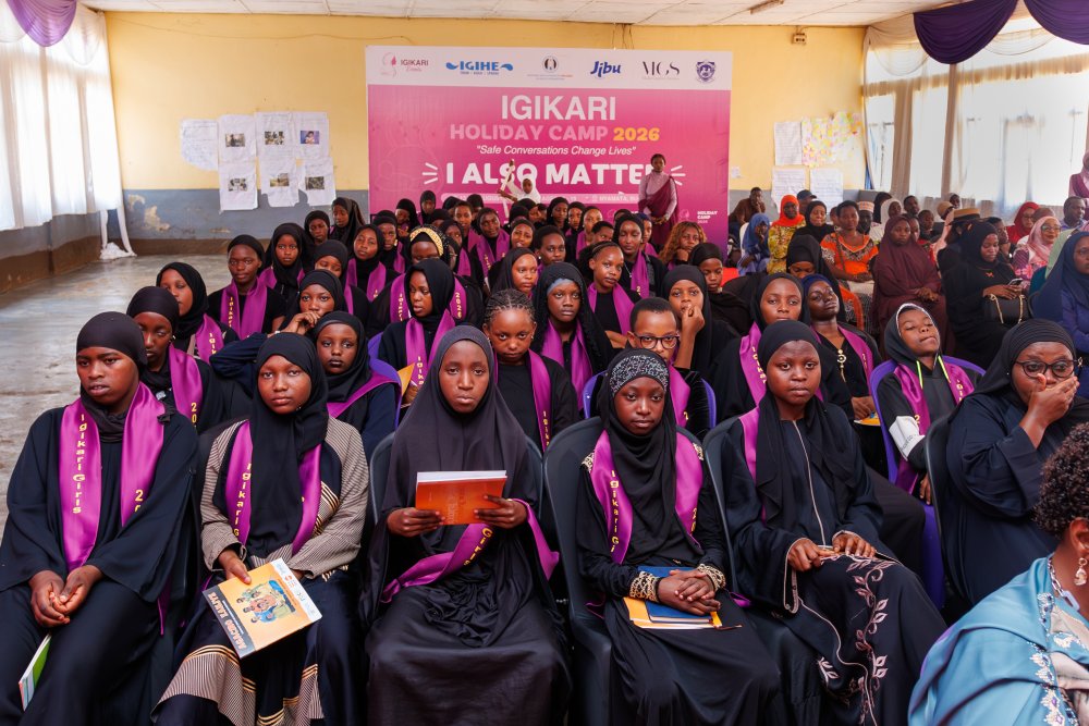 The camp was held at Nyamata High School, where participants received sessions on self-awareness, personal development, reproductive health and mental health.