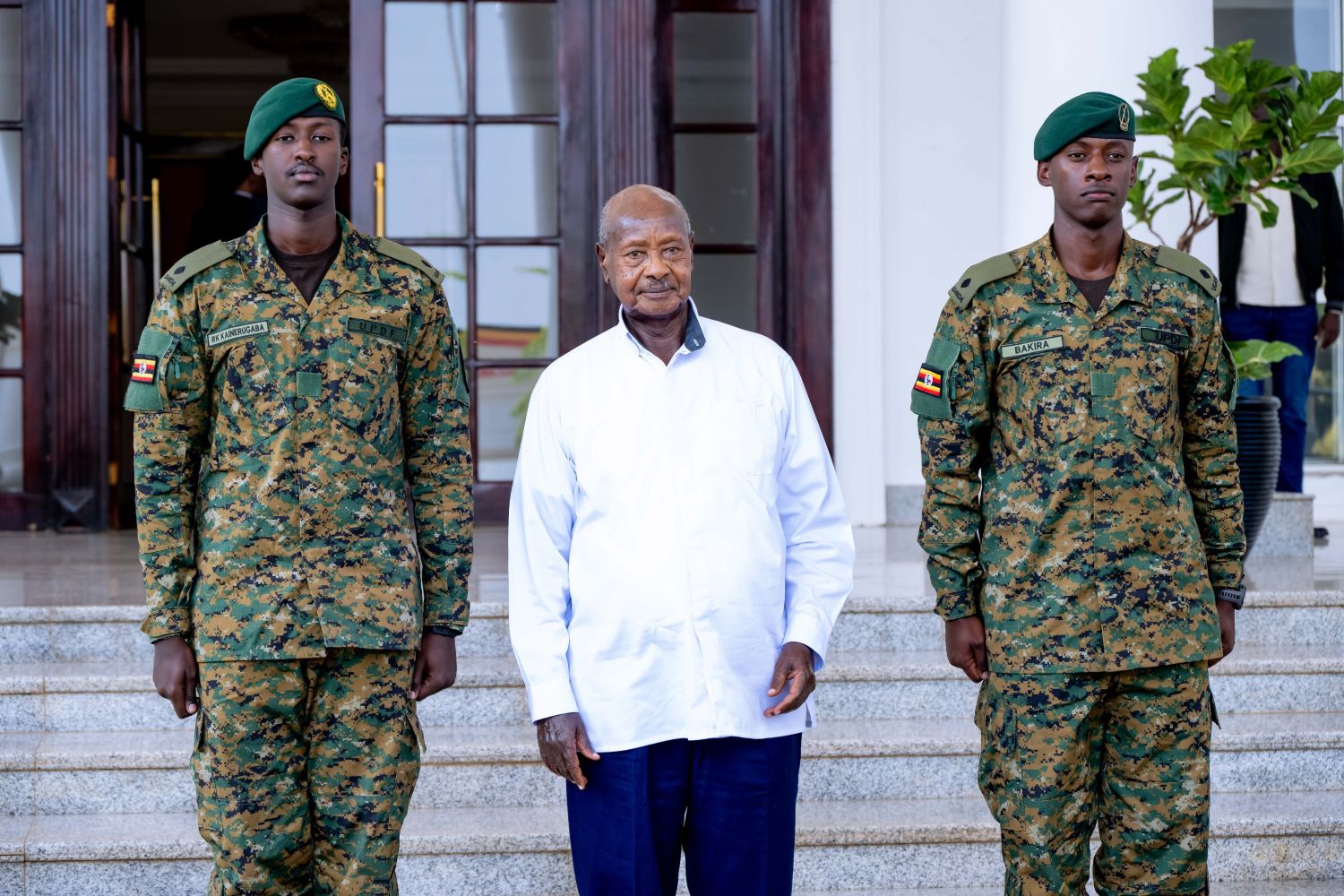 Museveni welcomes grandson Ruhamya into UPDF after Sandhurst graduation