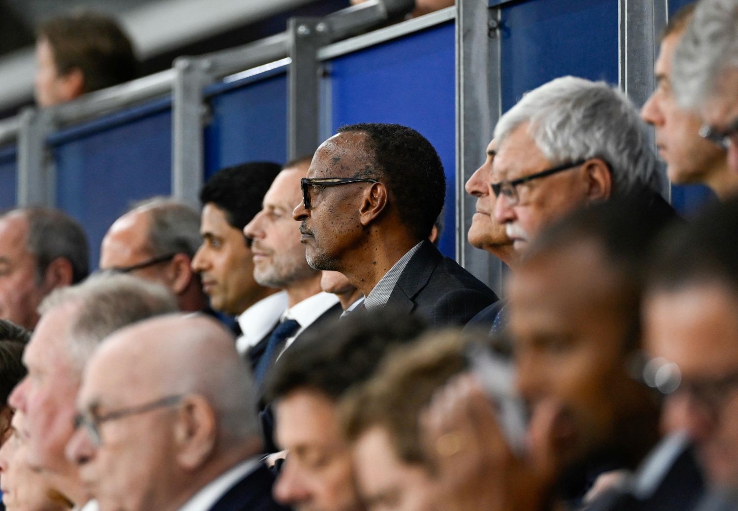 President Kagame attends PSG-Aston Villa Super Cup clash