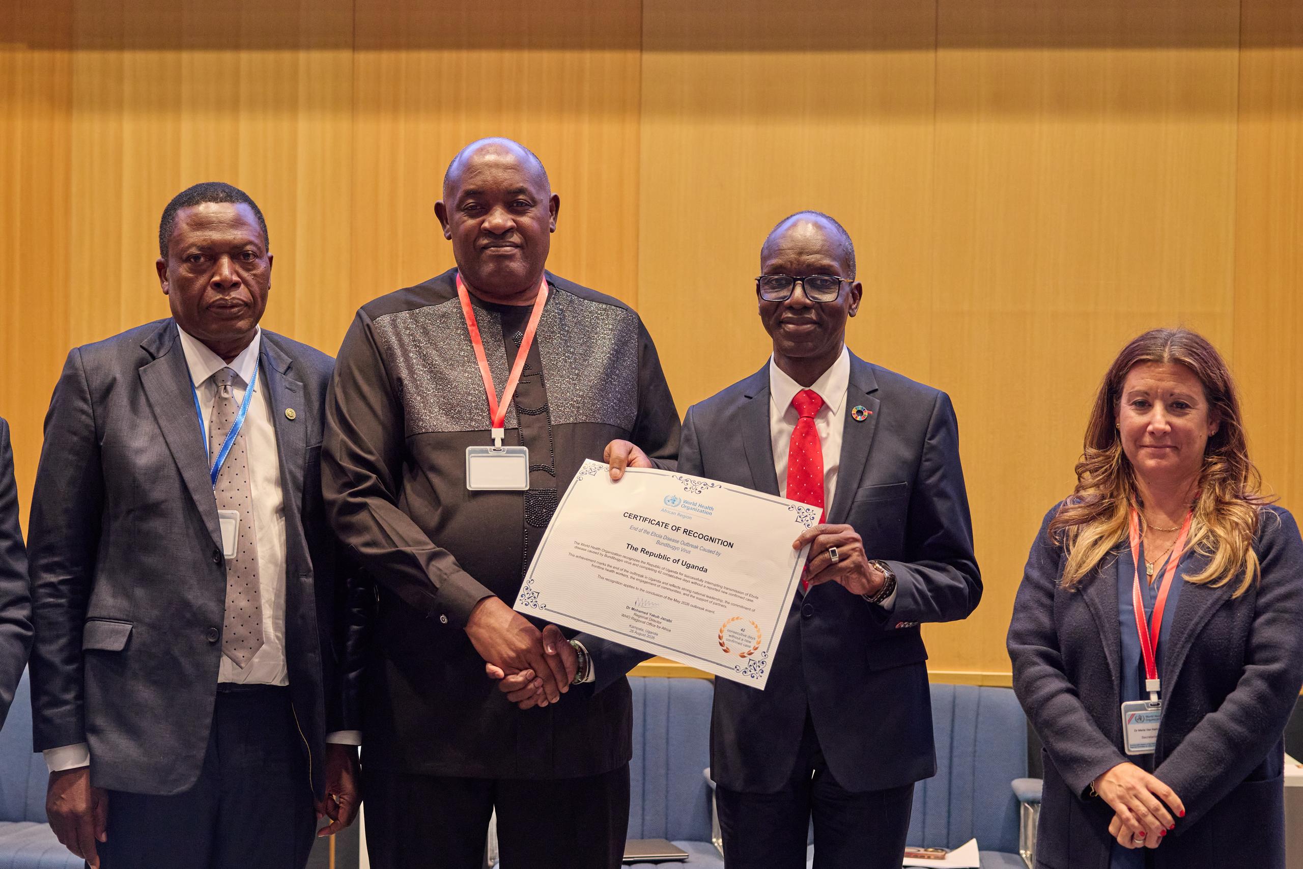 The World Health Organization (WHO) and the Africa Centres for Disease Control and Prevention (Africa CDC) have declared the end of Uganda’s Ebola outbreak after the country went 42 consecutive days without recording a new confirmed case.
