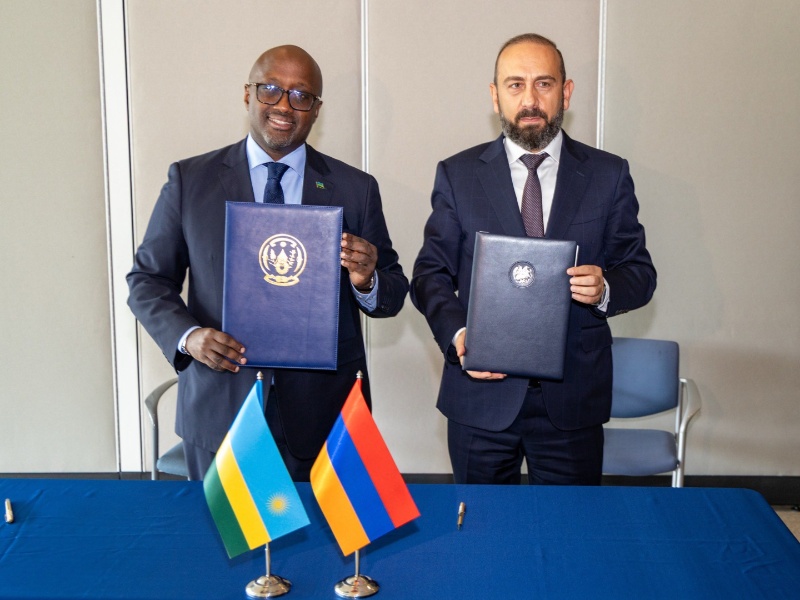 Rwanda, Armenia sign visa exemption deal