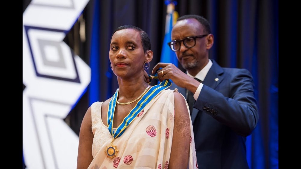 Kagame hails Dafroza Gauthier’s fight against genocide impunity