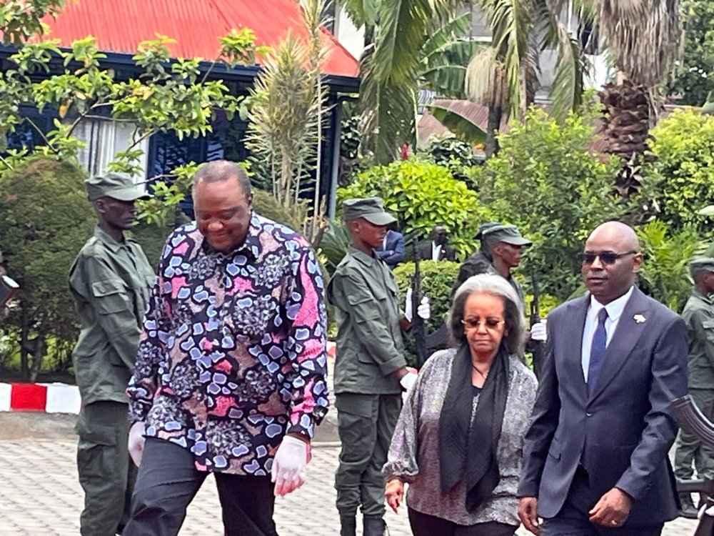Kenyatta, Masisi and Sahle-Work visit Goma for AFC/M23 talks