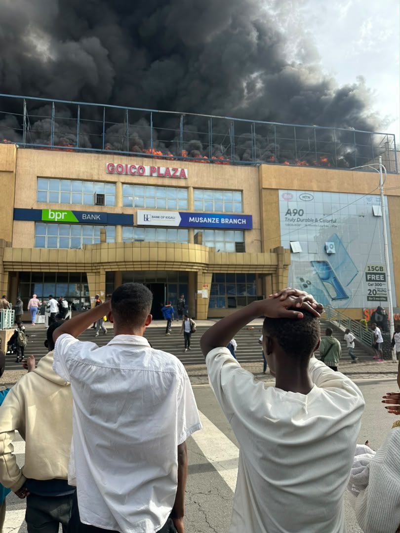 Fire breaks out at Musanze’s Goico market (Photos)