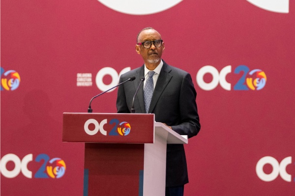 Le Président Kagame salue les 20 ans de partenariat entre le Rwanda et ‘Oklahoma Christian University’