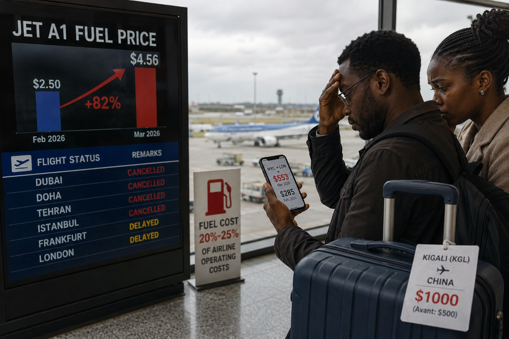 Transport aérien : la flambée des prix mondiaux pèse sur les agences de voyage au Rwanda