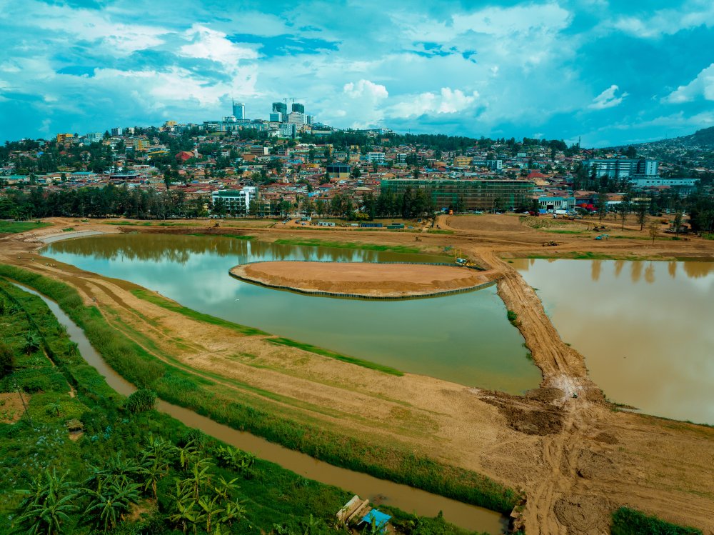 Kigali : les travaux de réhabilitation des cinq zones humides atteignent 94 % d’avancement