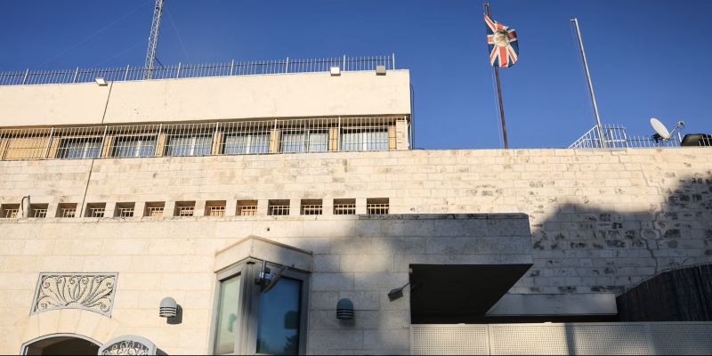 Israël annonce la cessation des activités du consulat britannique à Jérusalem