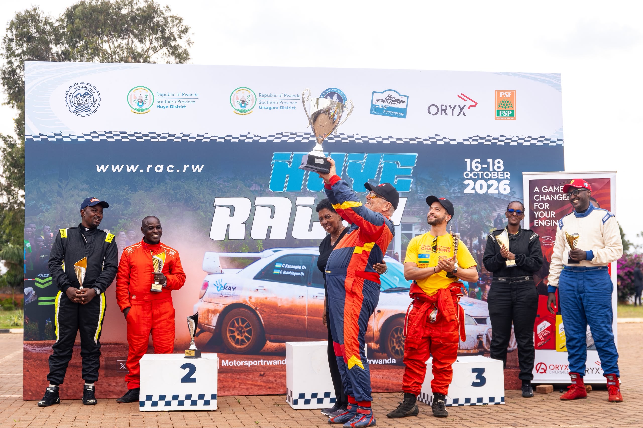 Giancarlo Davite yegukanye ‘Huye Rally' na Shampiyona y'u Rwanda ya 2026 (Amafoto)