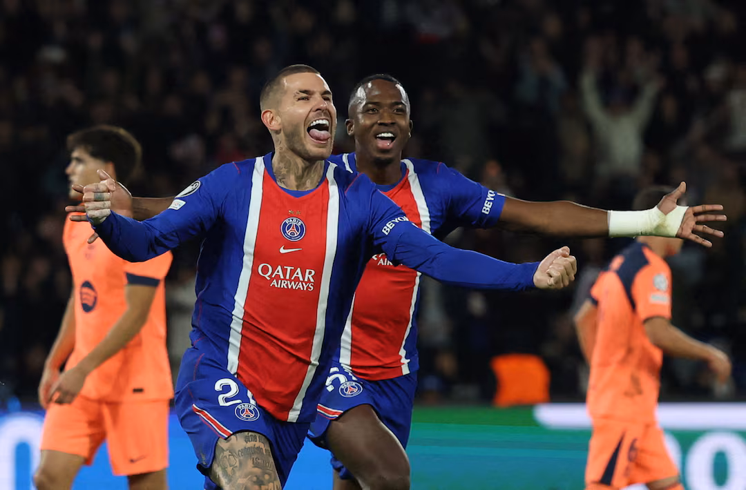 Champions league: PSG yanyagiye  FC Barcelona, Man City yihaniza AEK Athens 