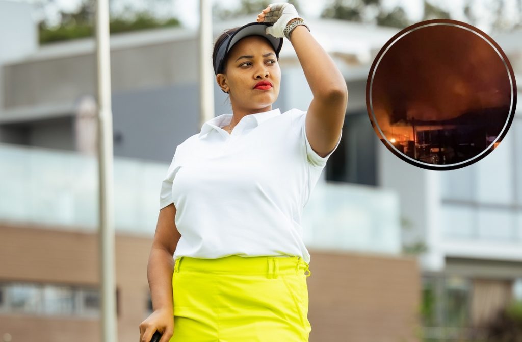 Isengesho rya Miss Akanigi Ishimwe Melissa nyuma y’uko iduka rye ritwitswe n’inkongi yibasiye Agakiriro ka Gisozi