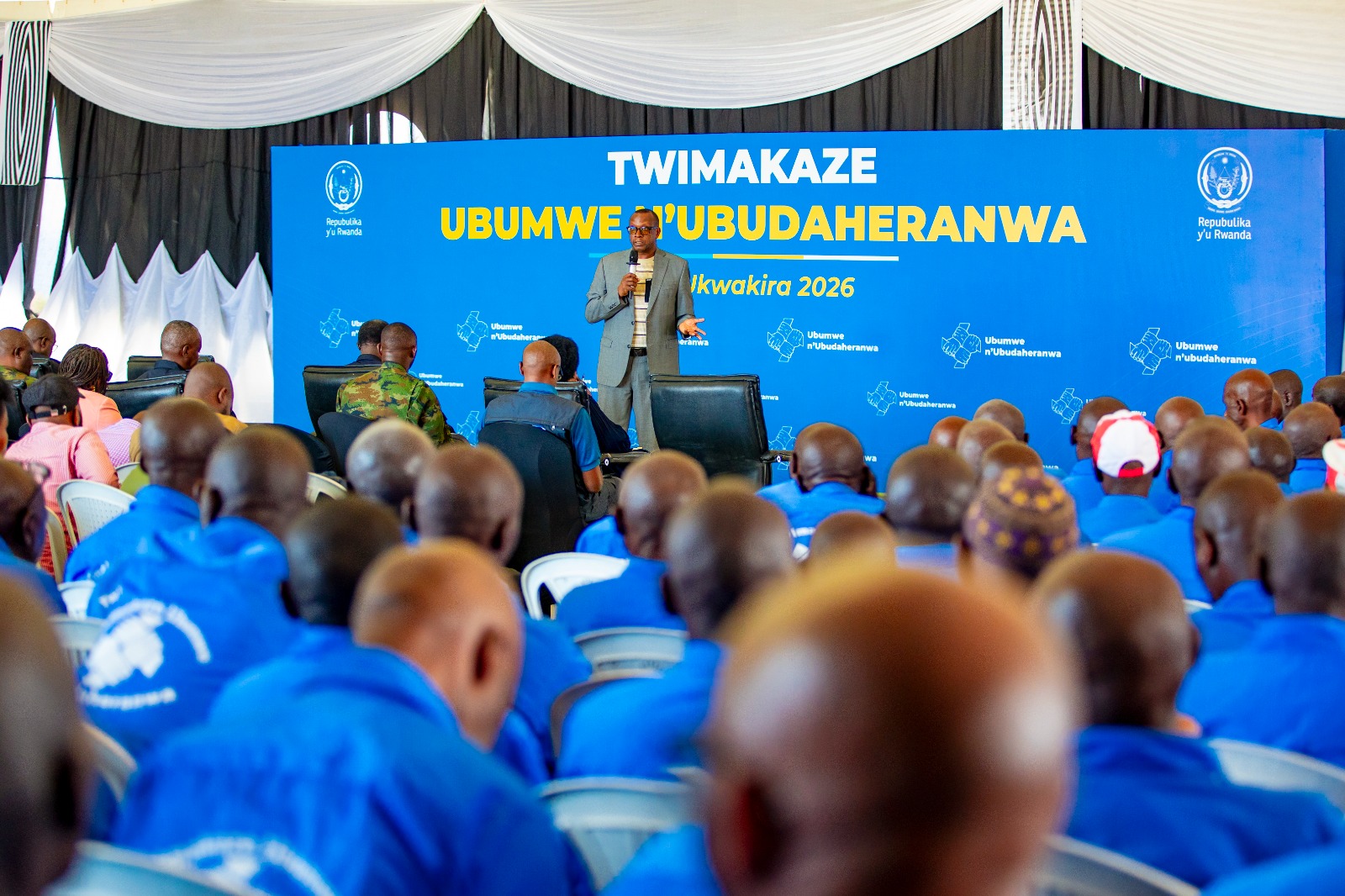 Minisitiri Bizimana yanenze abakoze Jenoside batahaga bishongora