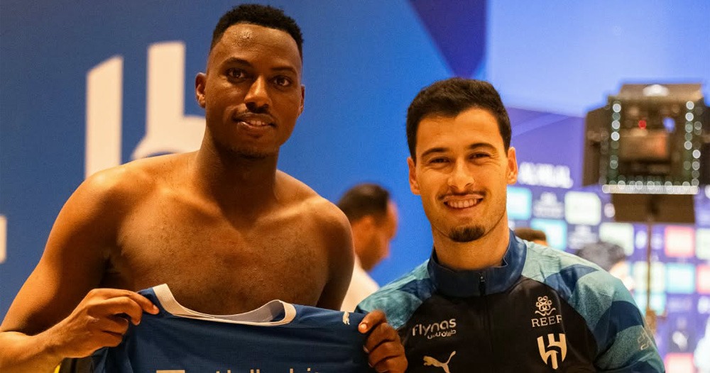 Mugisha Bonheur yahuye na Gabriel Martinelli